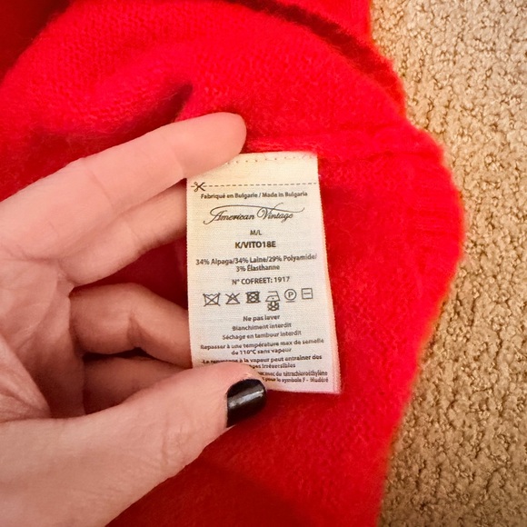 American Vintage Vitow Sweater in Fraise
Sz M NWT $225 - Picture 8 of 8